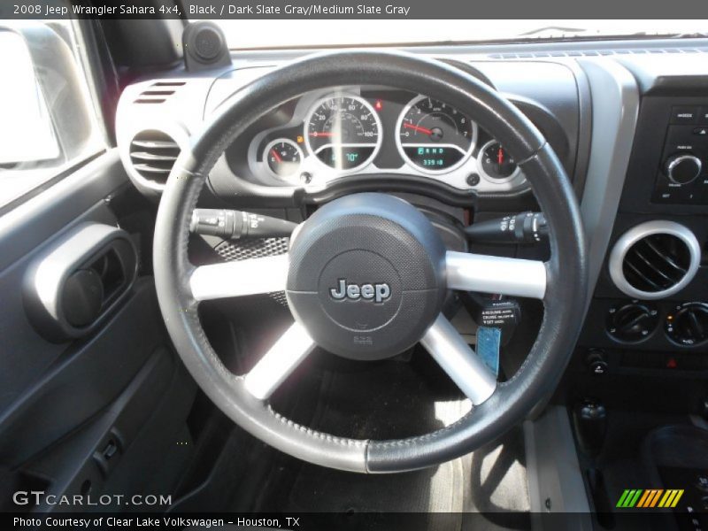 Black / Dark Slate Gray/Medium Slate Gray 2008 Jeep Wrangler Sahara 4x4