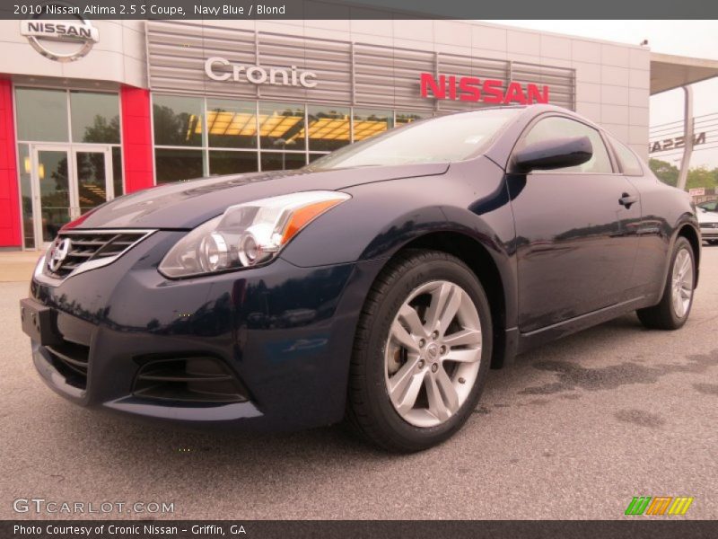 Navy Blue / Blond 2010 Nissan Altima 2.5 S Coupe