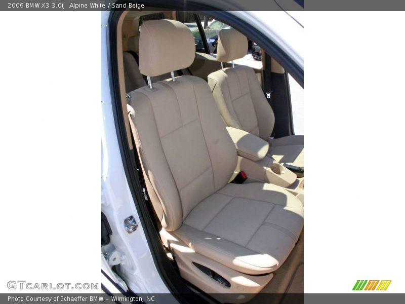 Alpine White / Sand Beige 2006 BMW X3 3.0i