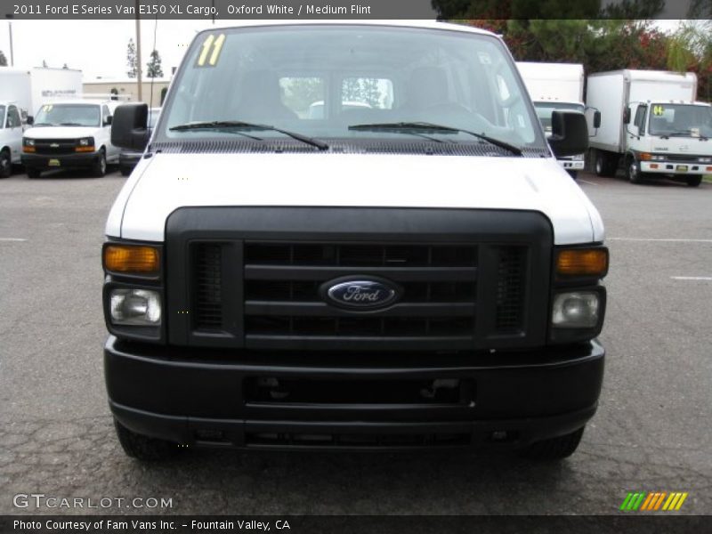 Oxford White / Medium Flint 2011 Ford E Series Van E150 XL Cargo