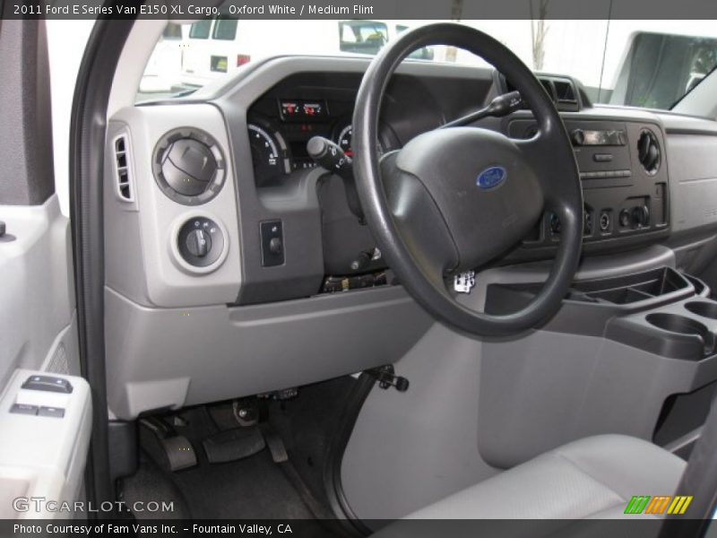 Oxford White / Medium Flint 2011 Ford E Series Van E150 XL Cargo