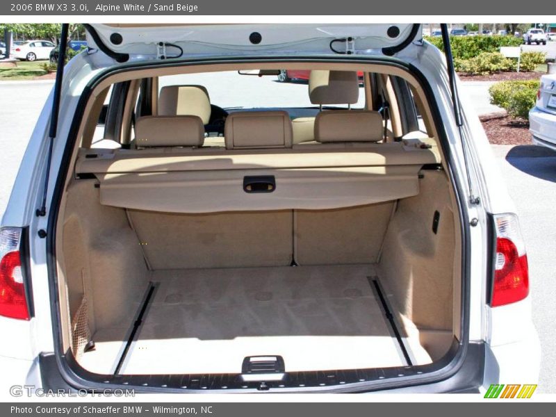 Alpine White / Sand Beige 2006 BMW X3 3.0i