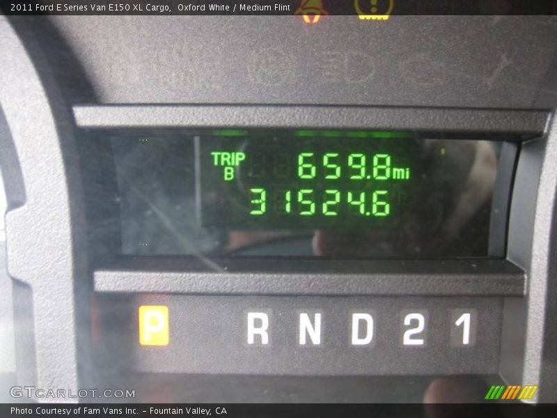 Oxford White / Medium Flint 2011 Ford E Series Van E150 XL Cargo