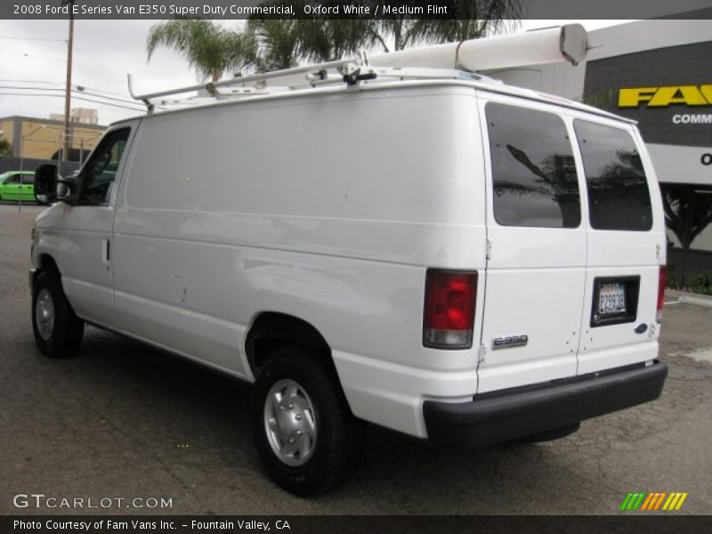 Oxford White / Medium Flint 2008 Ford E Series Van E350 Super Duty Commericial