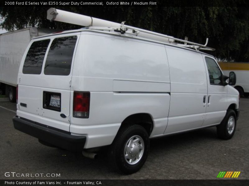 Oxford White / Medium Flint 2008 Ford E Series Van E350 Super Duty Commericial