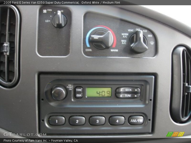 Oxford White / Medium Flint 2008 Ford E Series Van E350 Super Duty Commericial