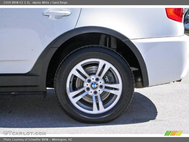 Alpine White / Sand Beige 2006 BMW X3 3.0i