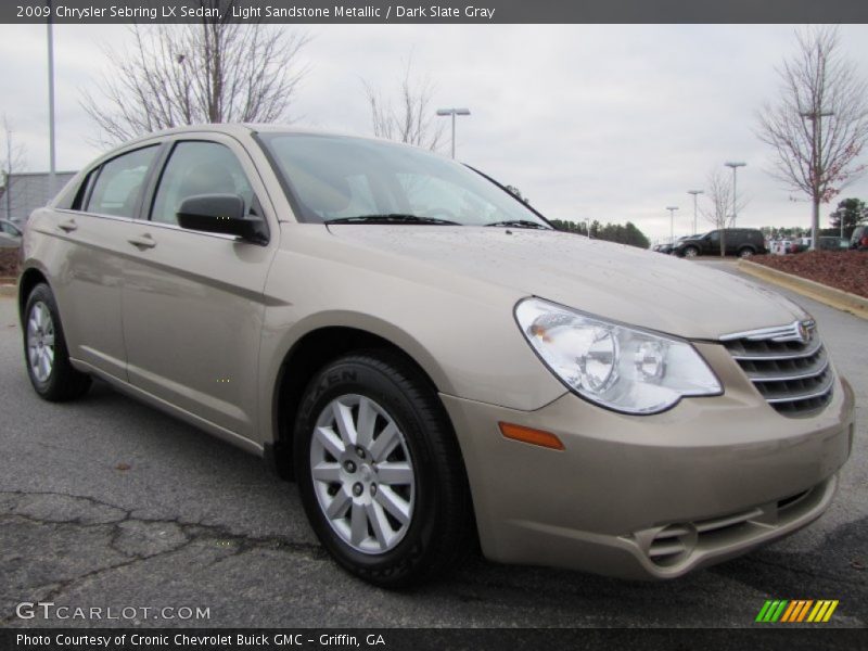 Light Sandstone Metallic / Dark Slate Gray 2009 Chrysler Sebring LX Sedan