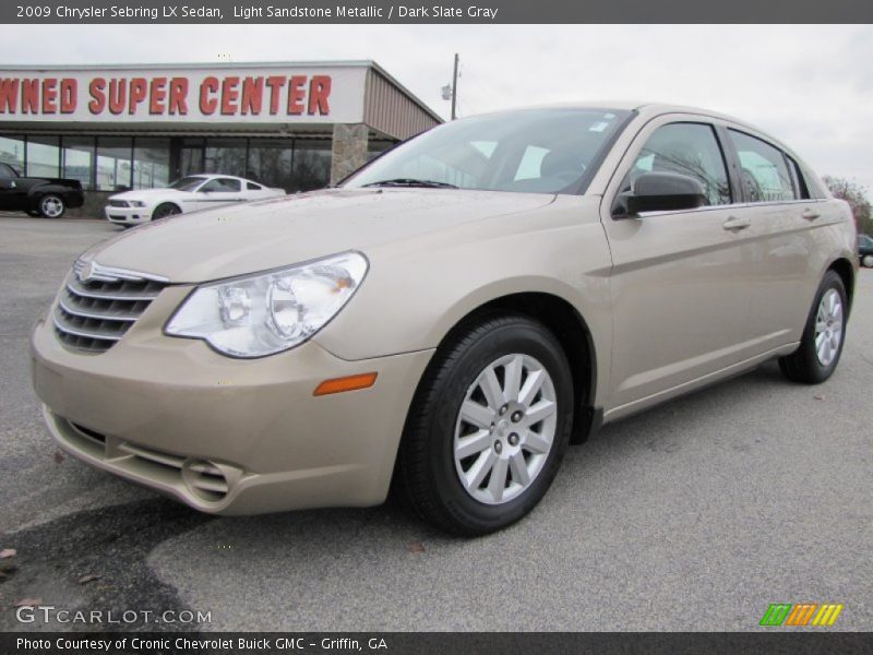 Light Sandstone Metallic / Dark Slate Gray 2009 Chrysler Sebring LX Sedan