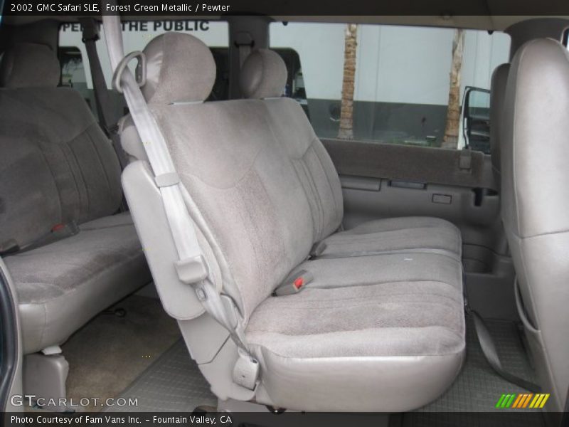 Forest Green Metallic / Pewter 2002 GMC Safari SLE