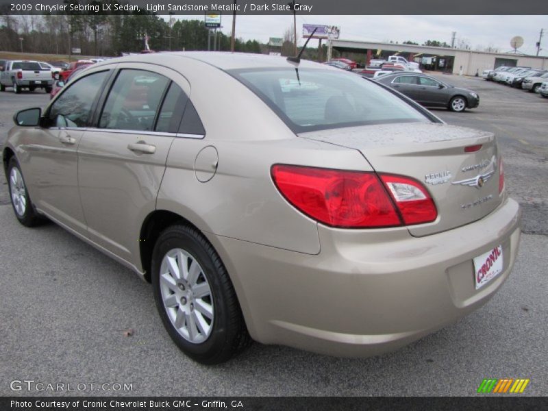Light Sandstone Metallic / Dark Slate Gray 2009 Chrysler Sebring LX Sedan