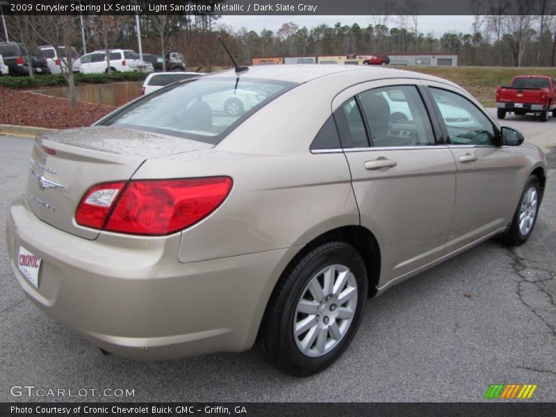 Light Sandstone Metallic / Dark Slate Gray 2009 Chrysler Sebring LX Sedan