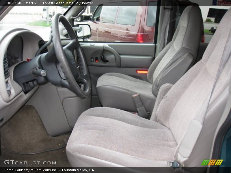 Forest Green Metallic / Pewter 2002 GMC Safari SLE