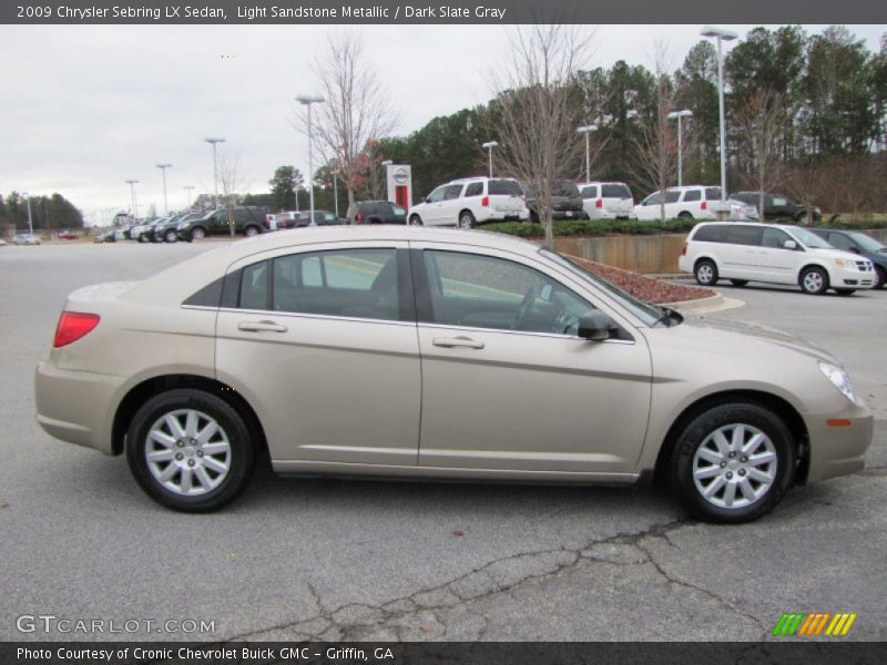 Light Sandstone Metallic / Dark Slate Gray 2009 Chrysler Sebring LX Sedan