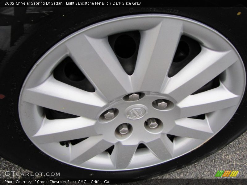 Light Sandstone Metallic / Dark Slate Gray 2009 Chrysler Sebring LX Sedan