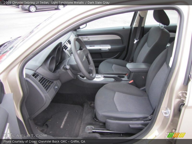 Light Sandstone Metallic / Dark Slate Gray 2009 Chrysler Sebring LX Sedan