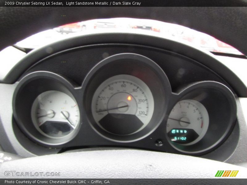 Light Sandstone Metallic / Dark Slate Gray 2009 Chrysler Sebring LX Sedan