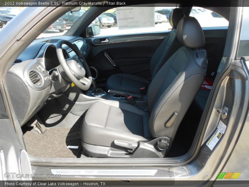 Platinum Gray Metallic / Titan Black 2012 Volkswagen Beetle 2.5L