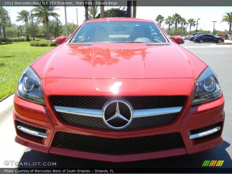 Mars Red / Sahara Beige 2012 Mercedes-Benz SLK 350 Roadster