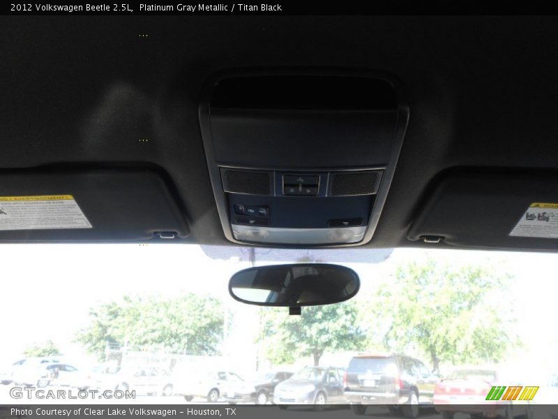Platinum Gray Metallic / Titan Black 2012 Volkswagen Beetle 2.5L
