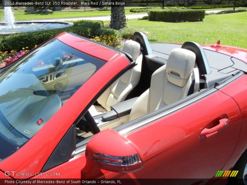Mars Red / Sahara Beige 2012 Mercedes-Benz SLK 350 Roadster