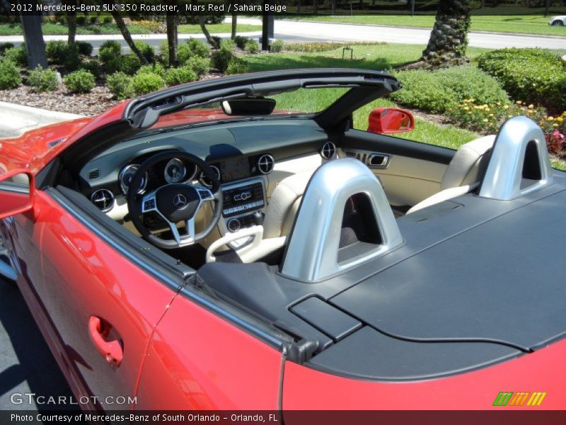 Mars Red / Sahara Beige 2012 Mercedes-Benz SLK 350 Roadster