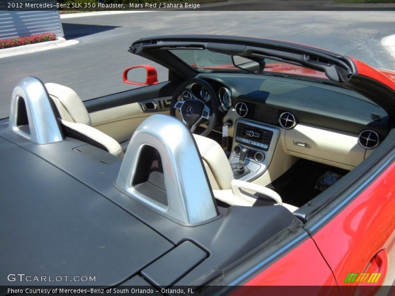Mars Red / Sahara Beige 2012 Mercedes-Benz SLK 350 Roadster
