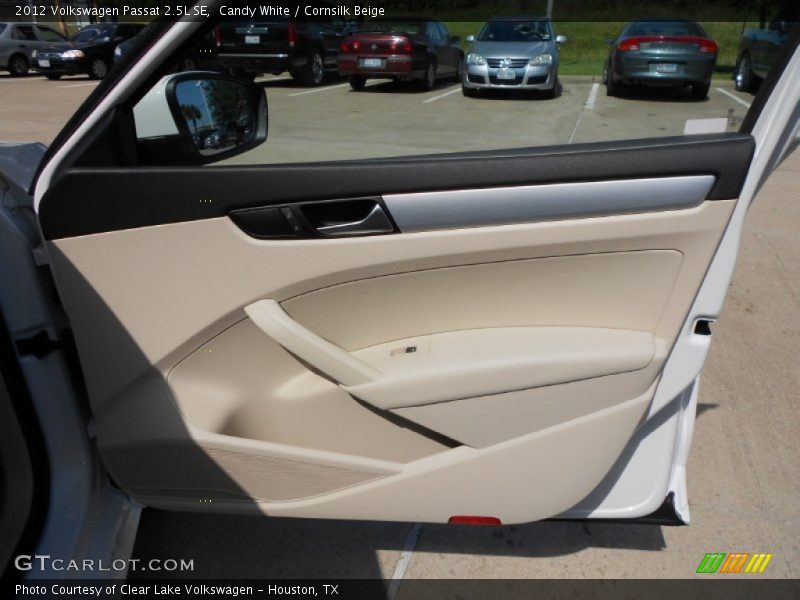 Candy White / Cornsilk Beige 2012 Volkswagen Passat 2.5L SE