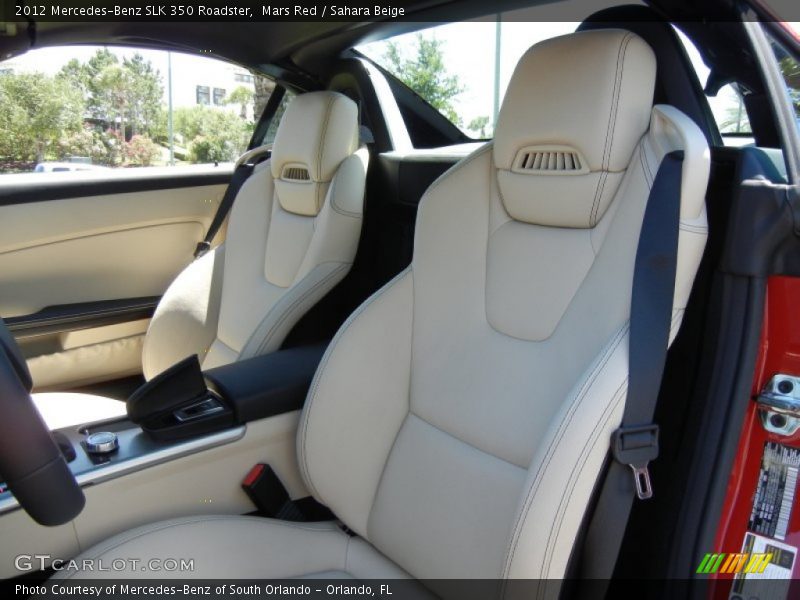 Mars Red / Sahara Beige 2012 Mercedes-Benz SLK 350 Roadster