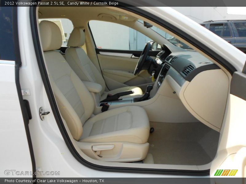Candy White / Cornsilk Beige 2012 Volkswagen Passat 2.5L SE