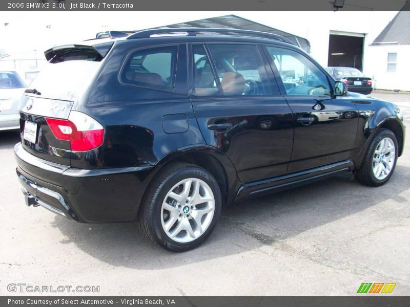 Jet Black / Terracotta 2006 BMW X3 3.0i