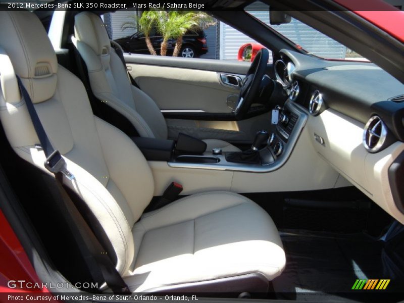 Mars Red / Sahara Beige 2012 Mercedes-Benz SLK 350 Roadster