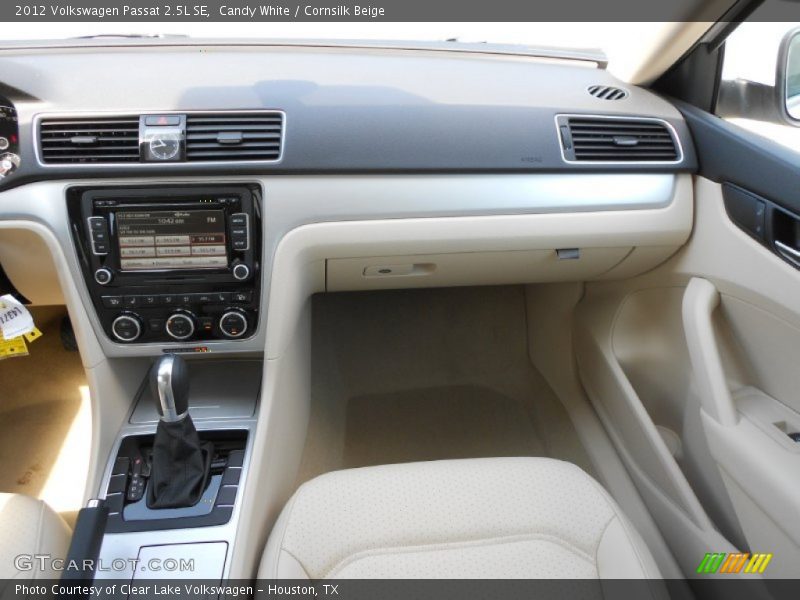 Candy White / Cornsilk Beige 2012 Volkswagen Passat 2.5L SE