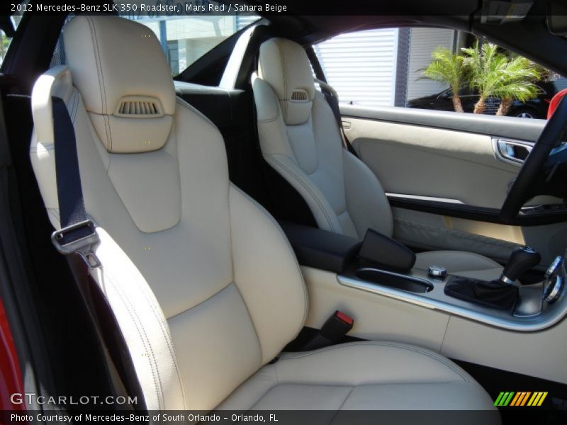 Mars Red / Sahara Beige 2012 Mercedes-Benz SLK 350 Roadster
