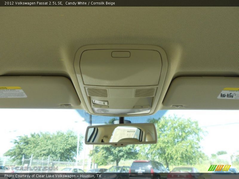 Candy White / Cornsilk Beige 2012 Volkswagen Passat 2.5L SE