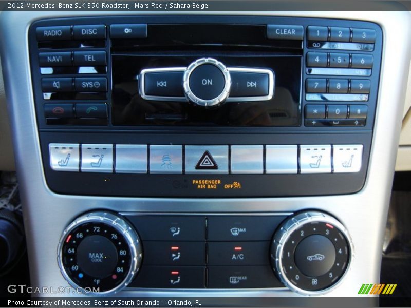Mars Red / Sahara Beige 2012 Mercedes-Benz SLK 350 Roadster