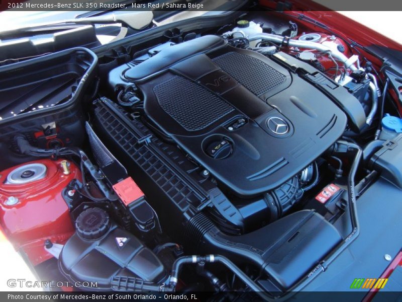 Mars Red / Sahara Beige 2012 Mercedes-Benz SLK 350 Roadster