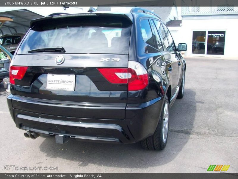 Jet Black / Terracotta 2006 BMW X3 3.0i