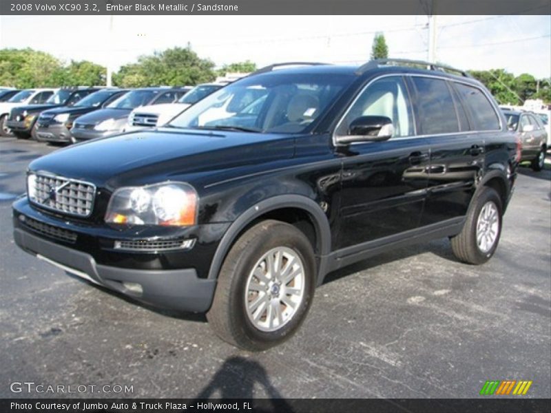 Ember Black Metallic / Sandstone 2008 Volvo XC90 3.2