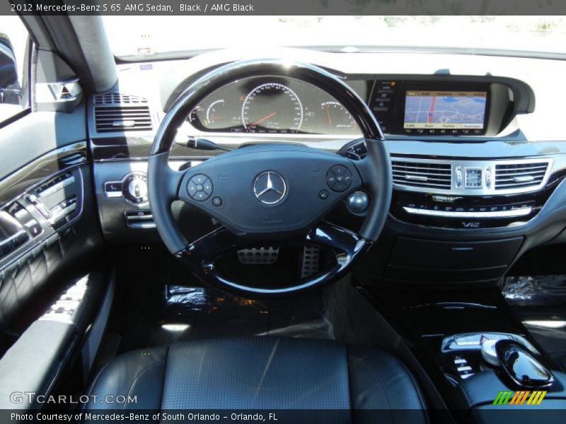 Black / AMG Black 2012 Mercedes-Benz S 65 AMG Sedan