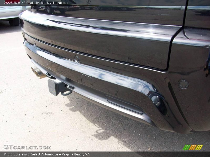 Jet Black / Terracotta 2006 BMW X3 3.0i