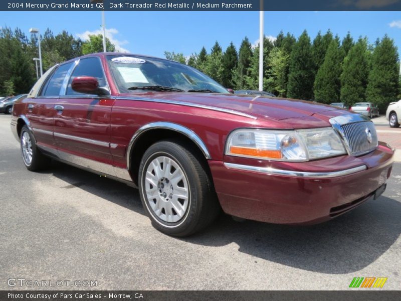 Dark Toreador Red Metallic / Medium Parchment 2004 Mercury Grand Marquis GS