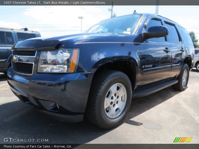 Dark Blue Metallic / Light Cashmere/Ebony 2007 Chevrolet Tahoe LT