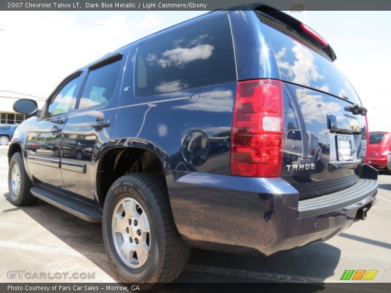 Dark Blue Metallic / Light Cashmere/Ebony 2007 Chevrolet Tahoe LT