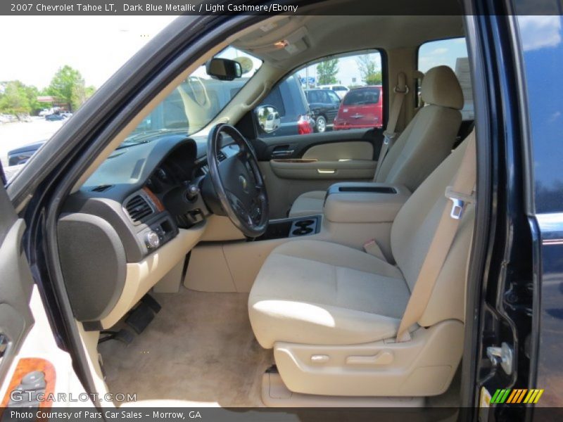 Dark Blue Metallic / Light Cashmere/Ebony 2007 Chevrolet Tahoe LT