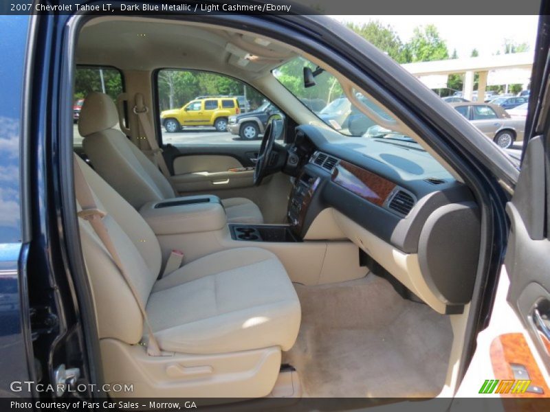 Dark Blue Metallic / Light Cashmere/Ebony 2007 Chevrolet Tahoe LT