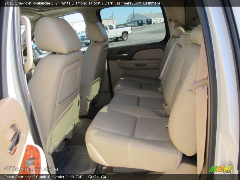 White Diamond Tricoat / Dark Cashmere/Light Cashmere 2011 Chevrolet Avalanche LTZ
