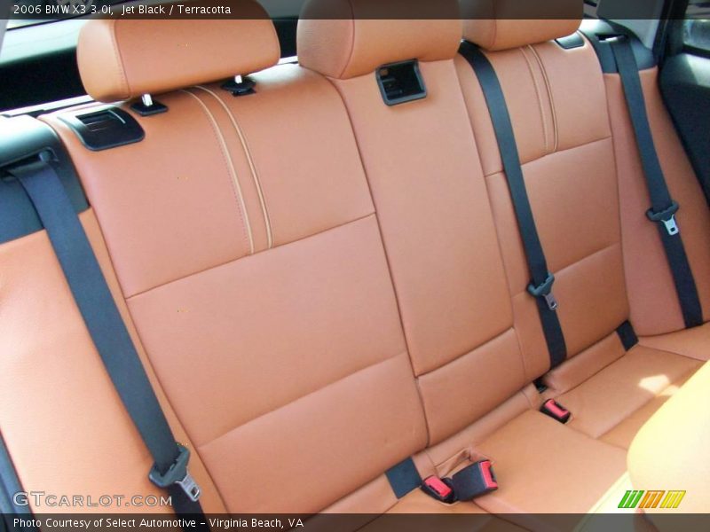 Jet Black / Terracotta 2006 BMW X3 3.0i