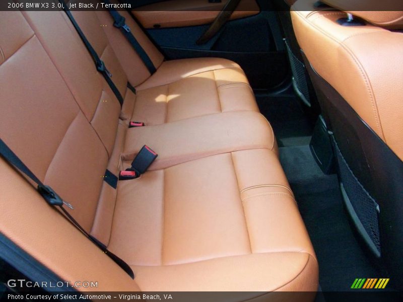 Jet Black / Terracotta 2006 BMW X3 3.0i