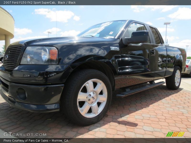 Black / Black 2007 Ford F150 FX2 Sport SuperCab
